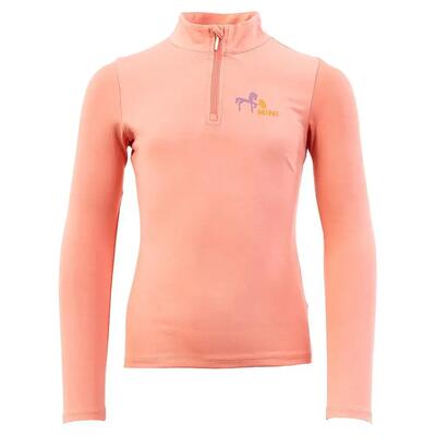Kinder t-shirt met lange mouwen en rits br equitation mini horse