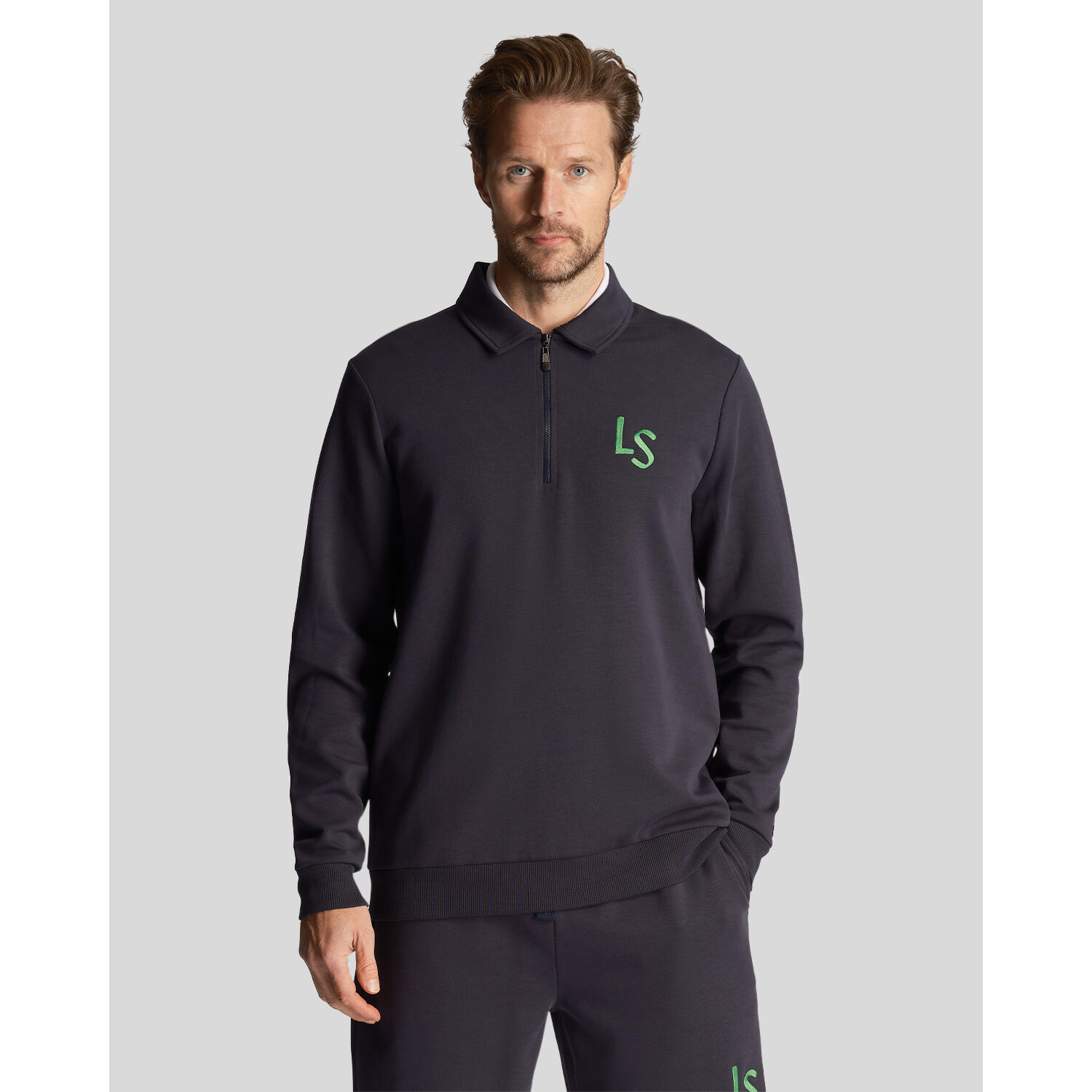 Sudadera 1/2 cremallera Lyle & Scott Logo 2/5