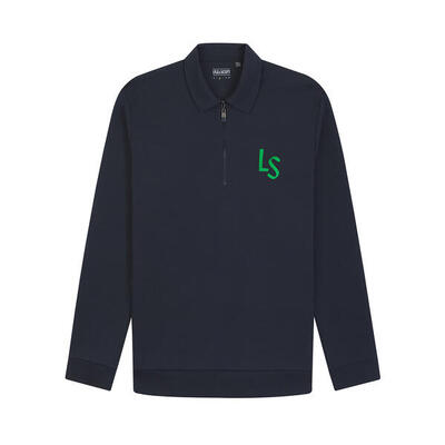 1/2 rits sweater lyle & scott logo