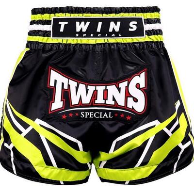 Twins special ttbl kickboxing shorts - racing black/green - xl