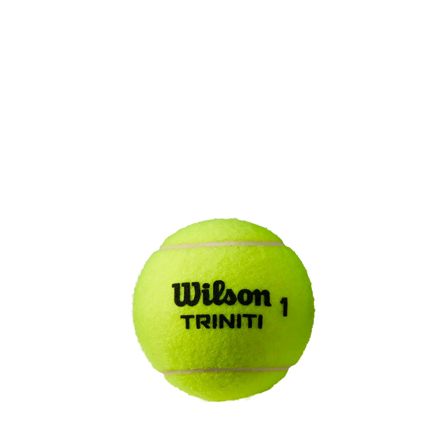 Tube de 4 balles de tennis Wilson Triniti 2/5