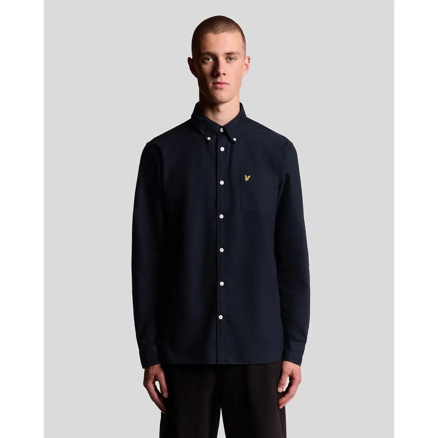 Camisa lisa de manga larga Lyle & Scott Oxford 2/6