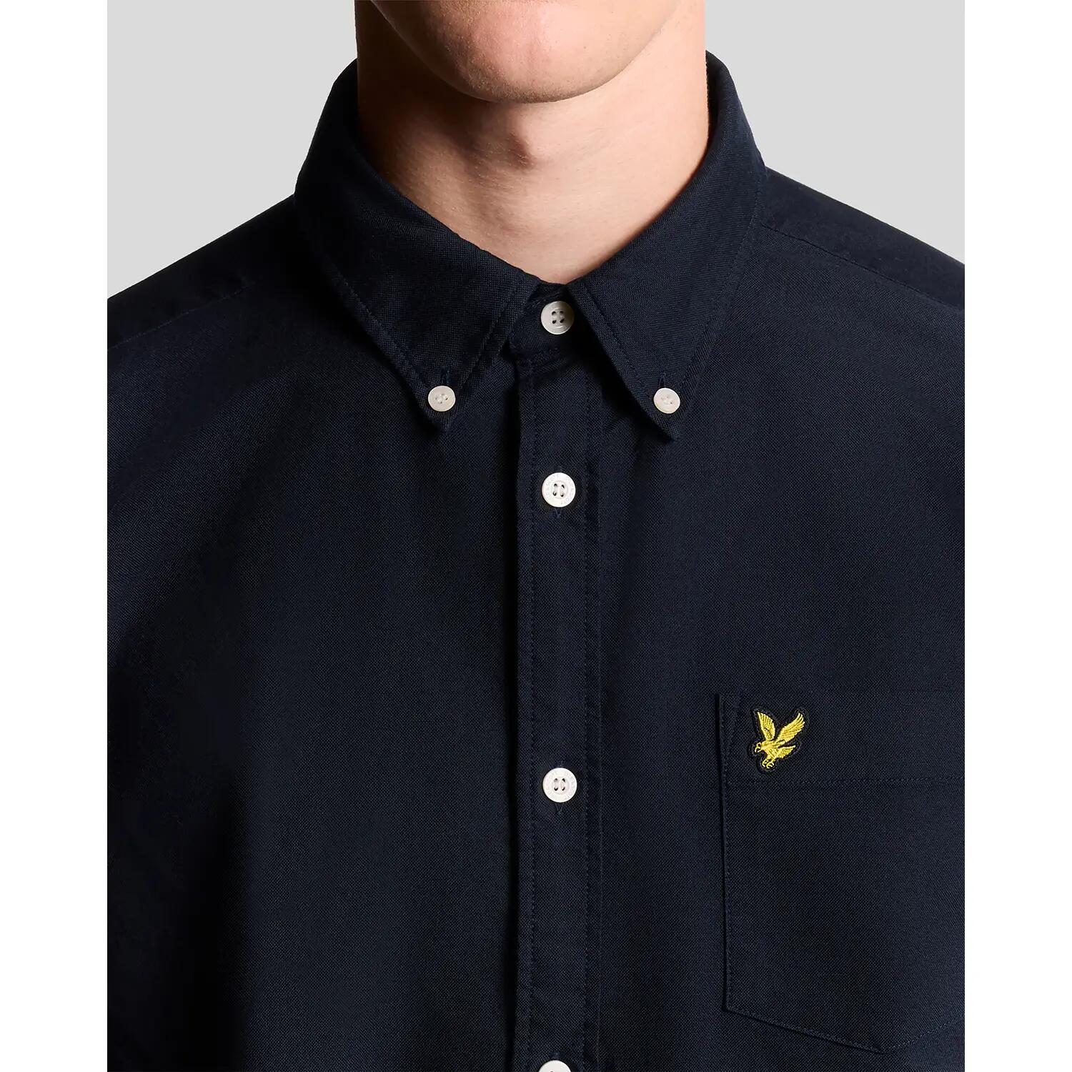 Camisa lisa de manga larga Lyle & Scott Oxford 4/6