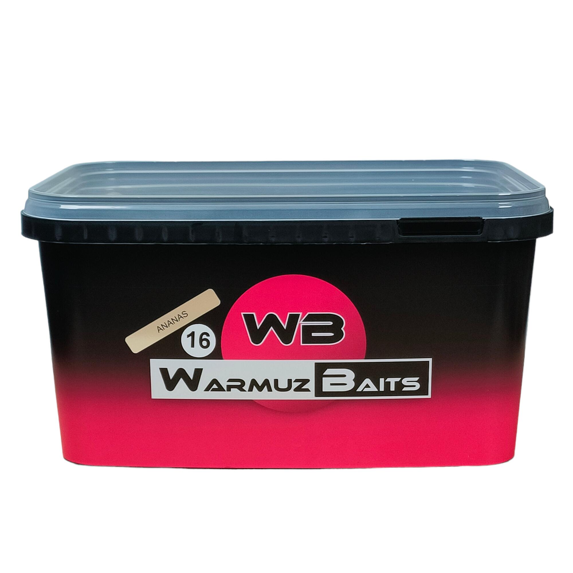Kulki zanętowe 16mm Warmuz Baits Wiadro 3kg ANANAS 2/4