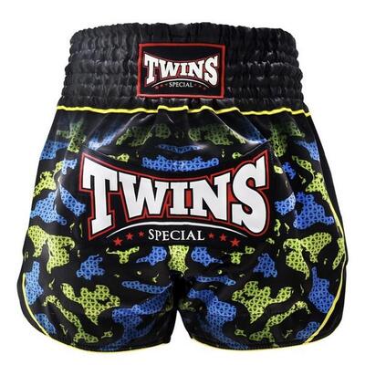 Twins special ttbl kickboxing shorts - racing black/green - xl