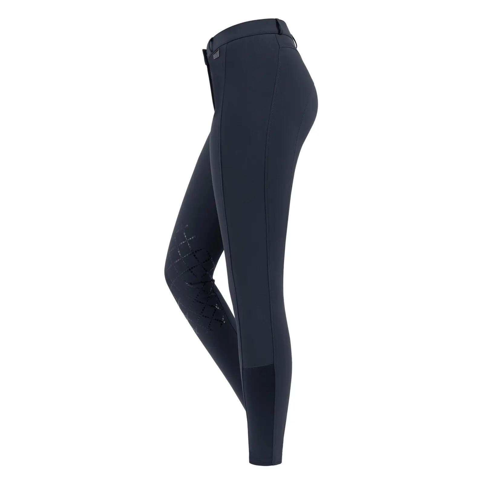 Pantalon équitation mid grip femme ELT Micro Knie 3/4