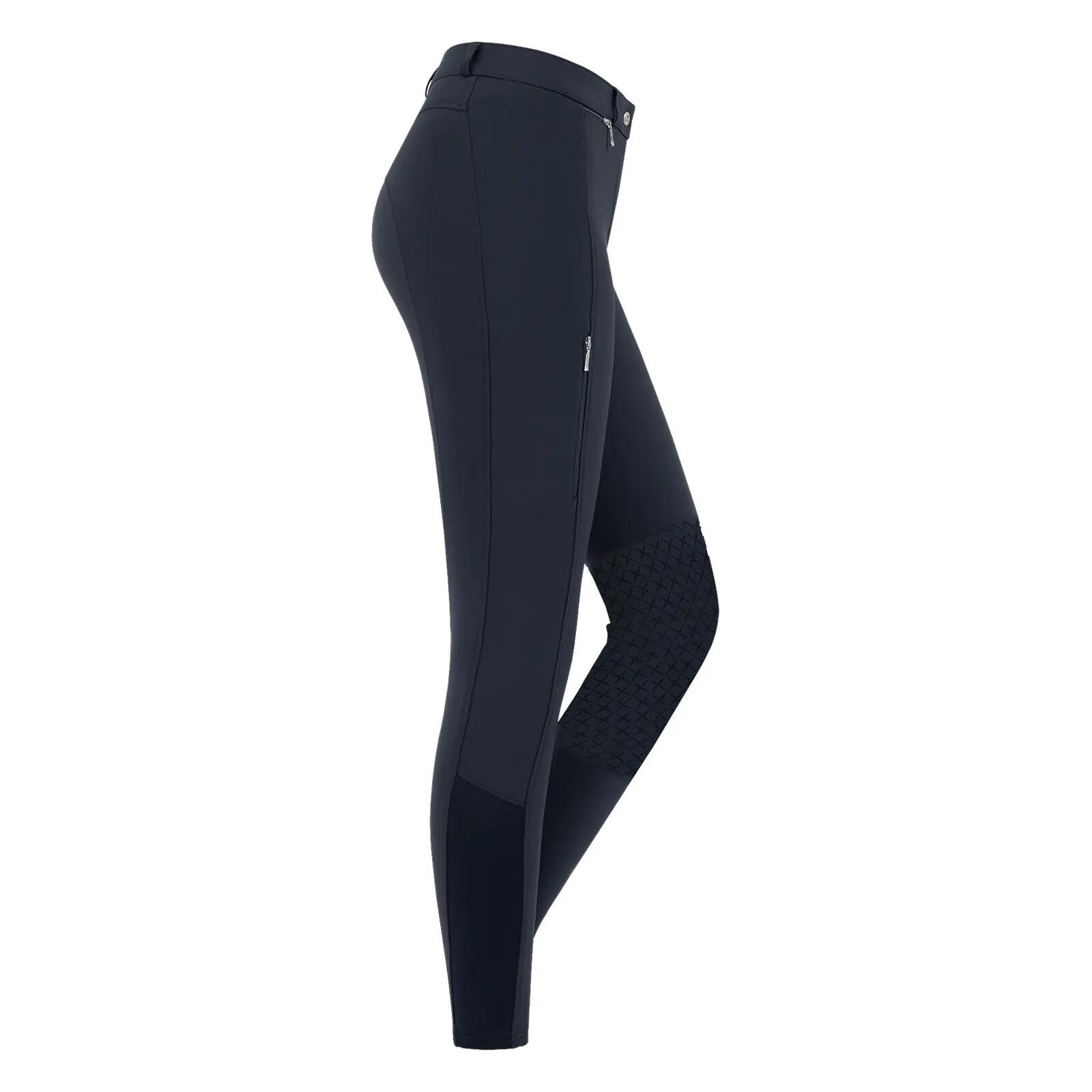 Pantalon équitation mid grip femme ELT Micro Knie 2/4