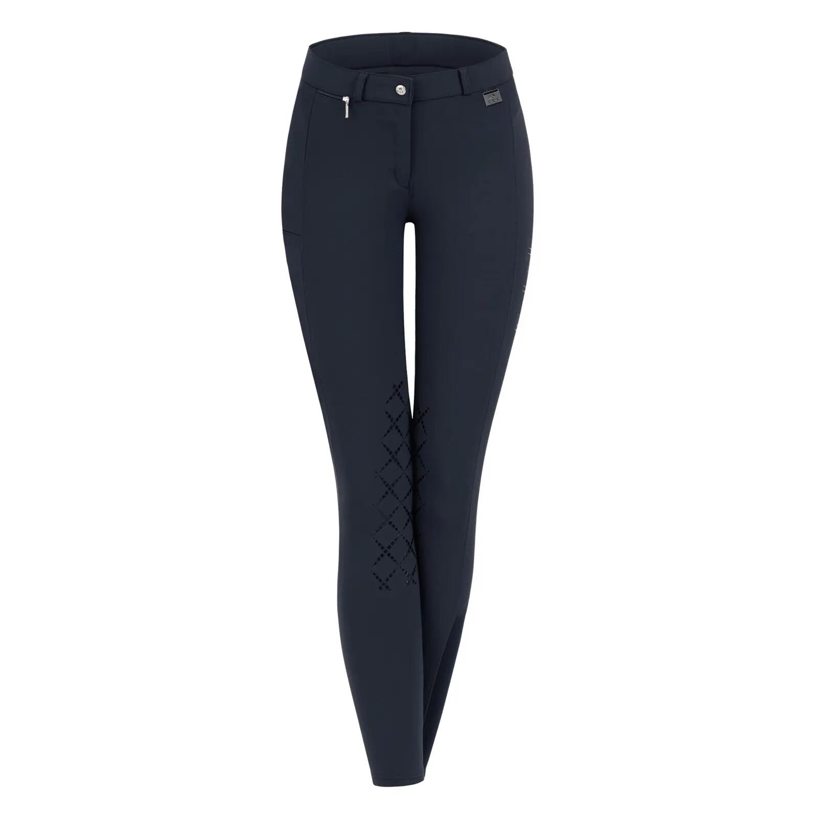 Pantalon équitation mid grip femme ELT Micro Knie 1/4