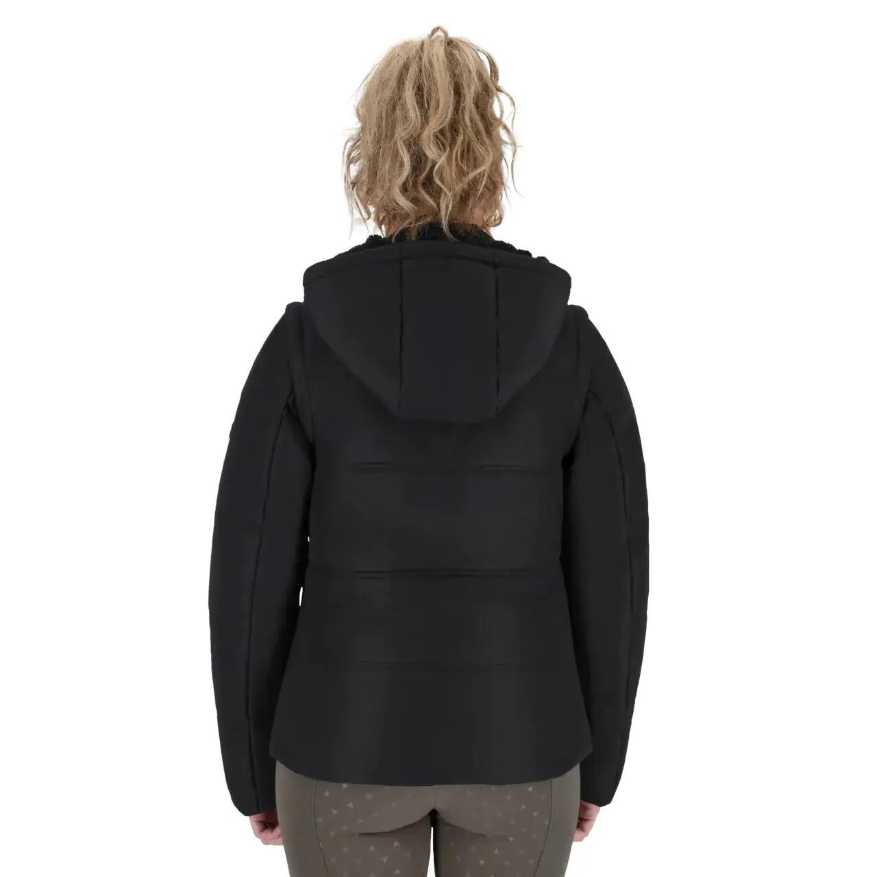 Veste d'hiver avec manches amovibles équitation femme QHP Rayah 3/7