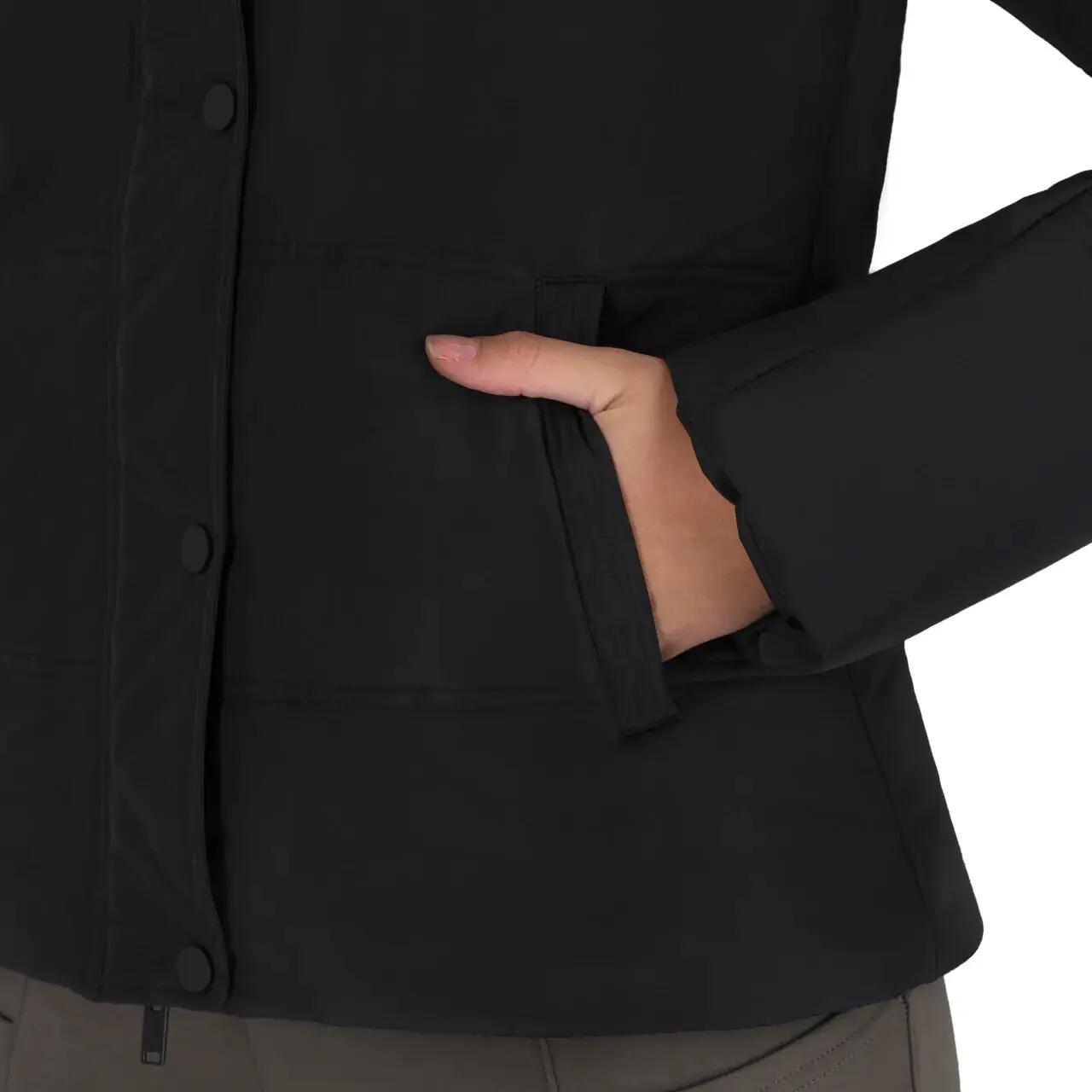 Veste d'hiver avec manches amovibles équitation femme QHP Rayah 5/7