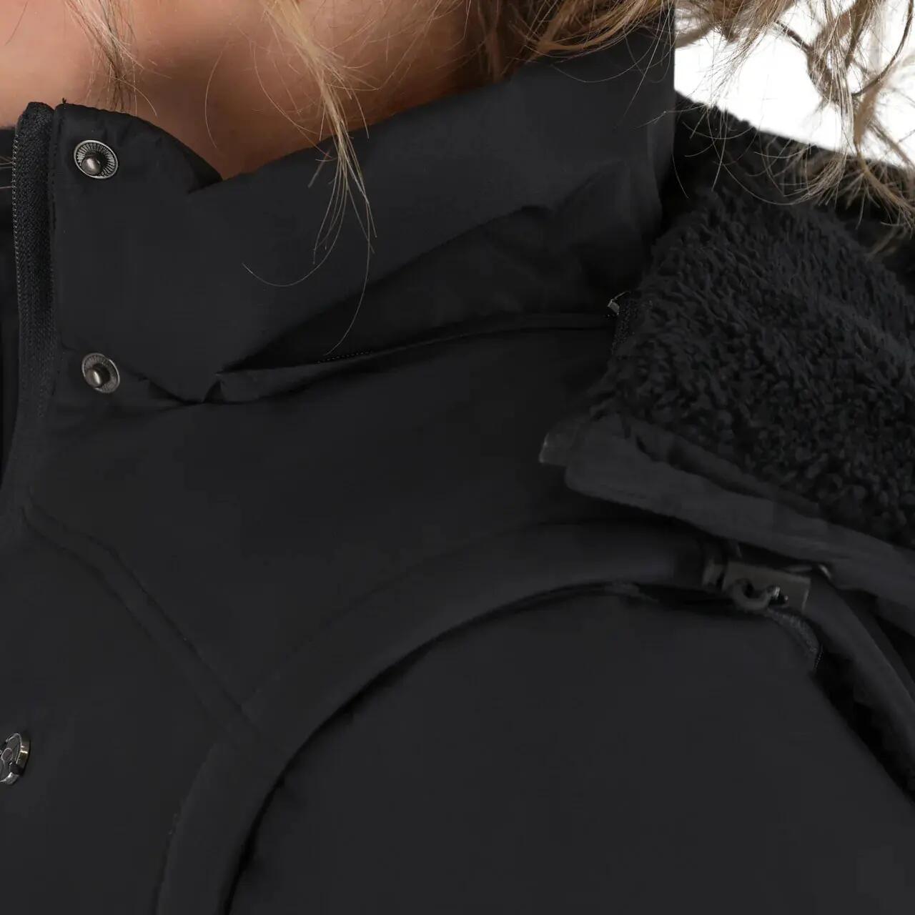 Veste d'hiver avec manches amovibles équitation femme QHP Rayah 7/7