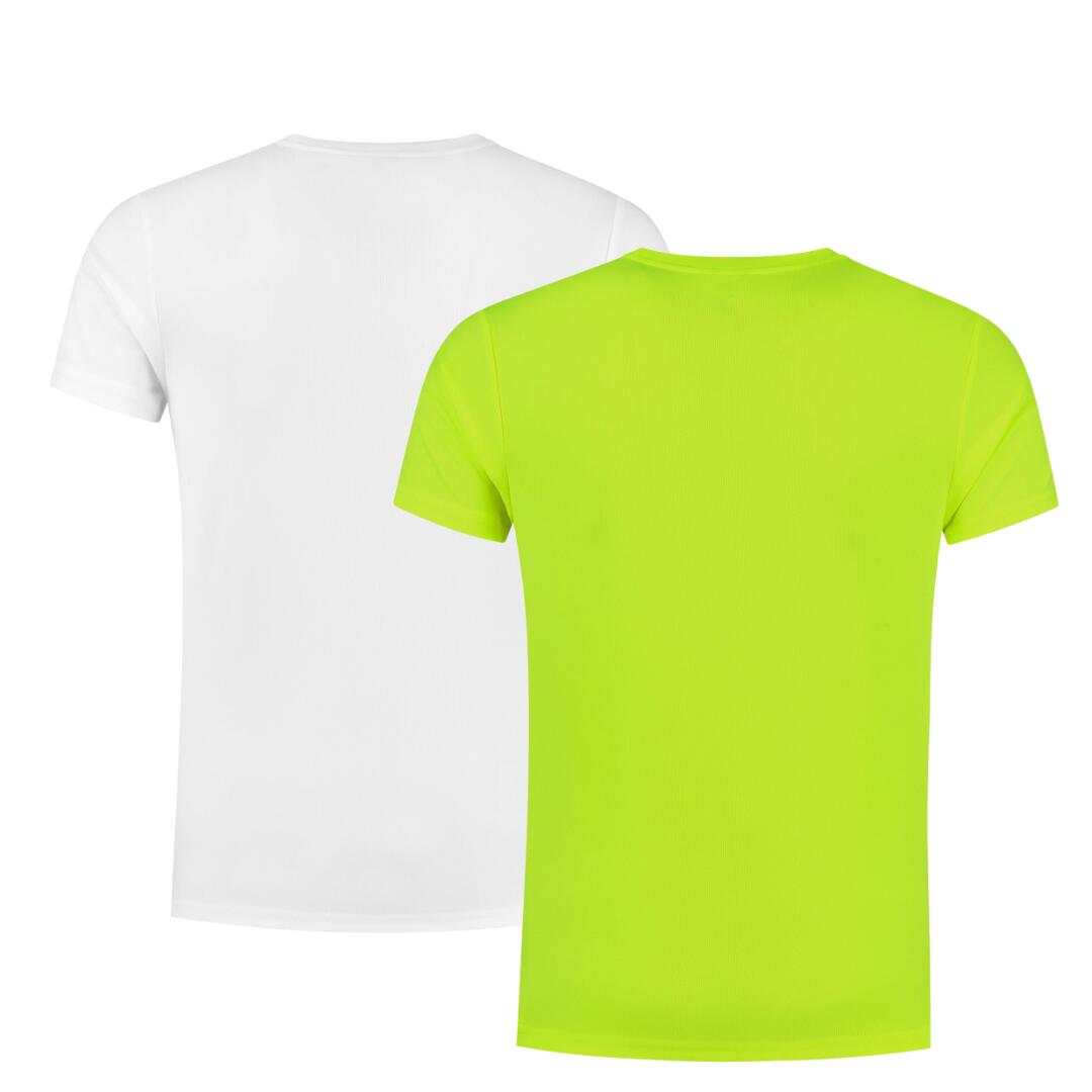 Herren Laufshirt 2er-Pack Kurzarmshirt 3/7