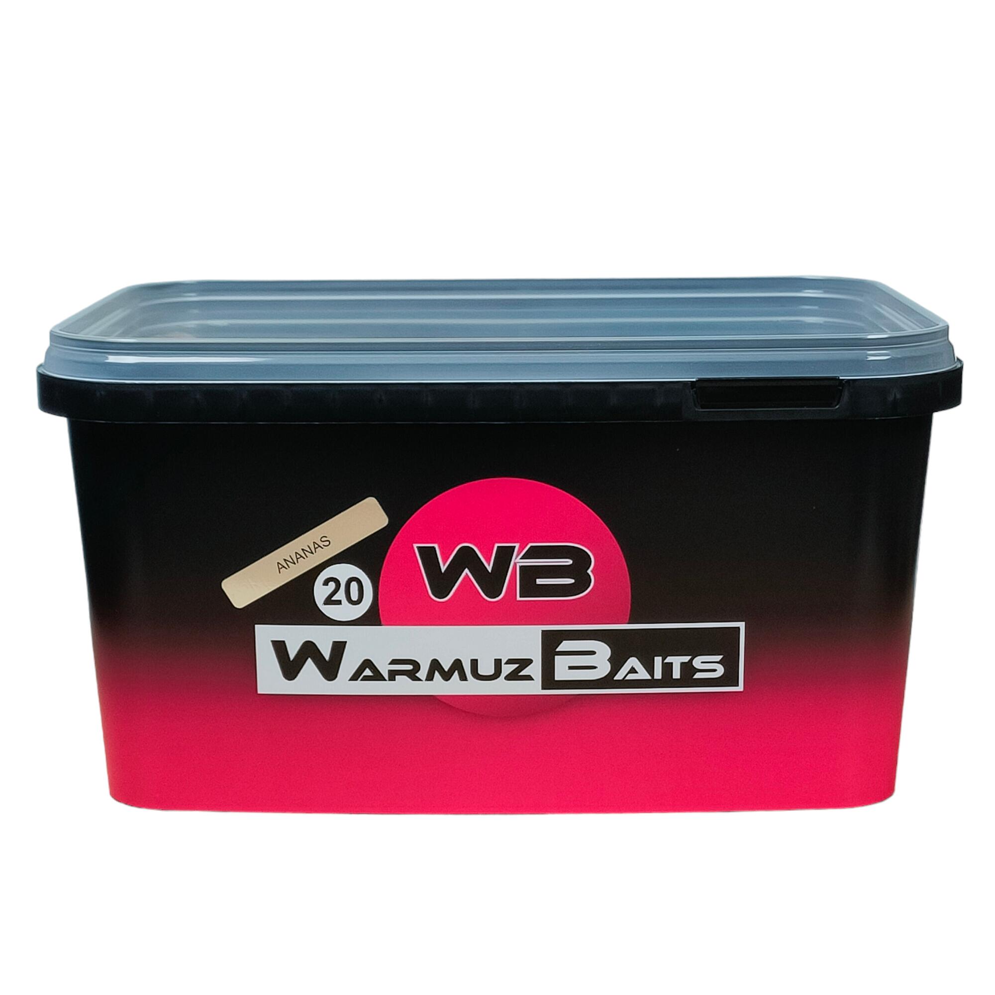 Kulki zanętowe 20mm Warmuz Baits Wiadro 3kg ANANAS 2/4