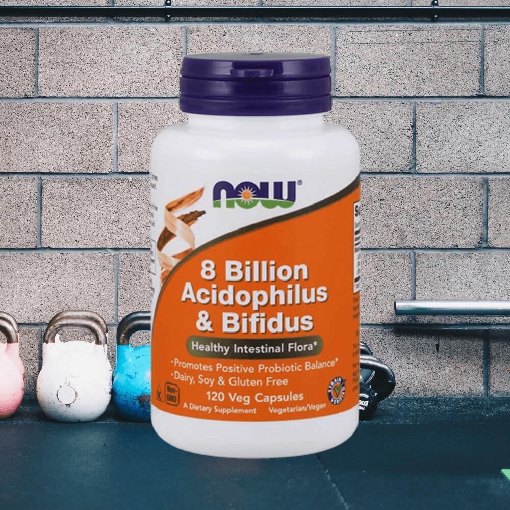 Now Foods 8 Billion Acidophilus & Bifidus (120 vcaps) Unflavoured 2/3