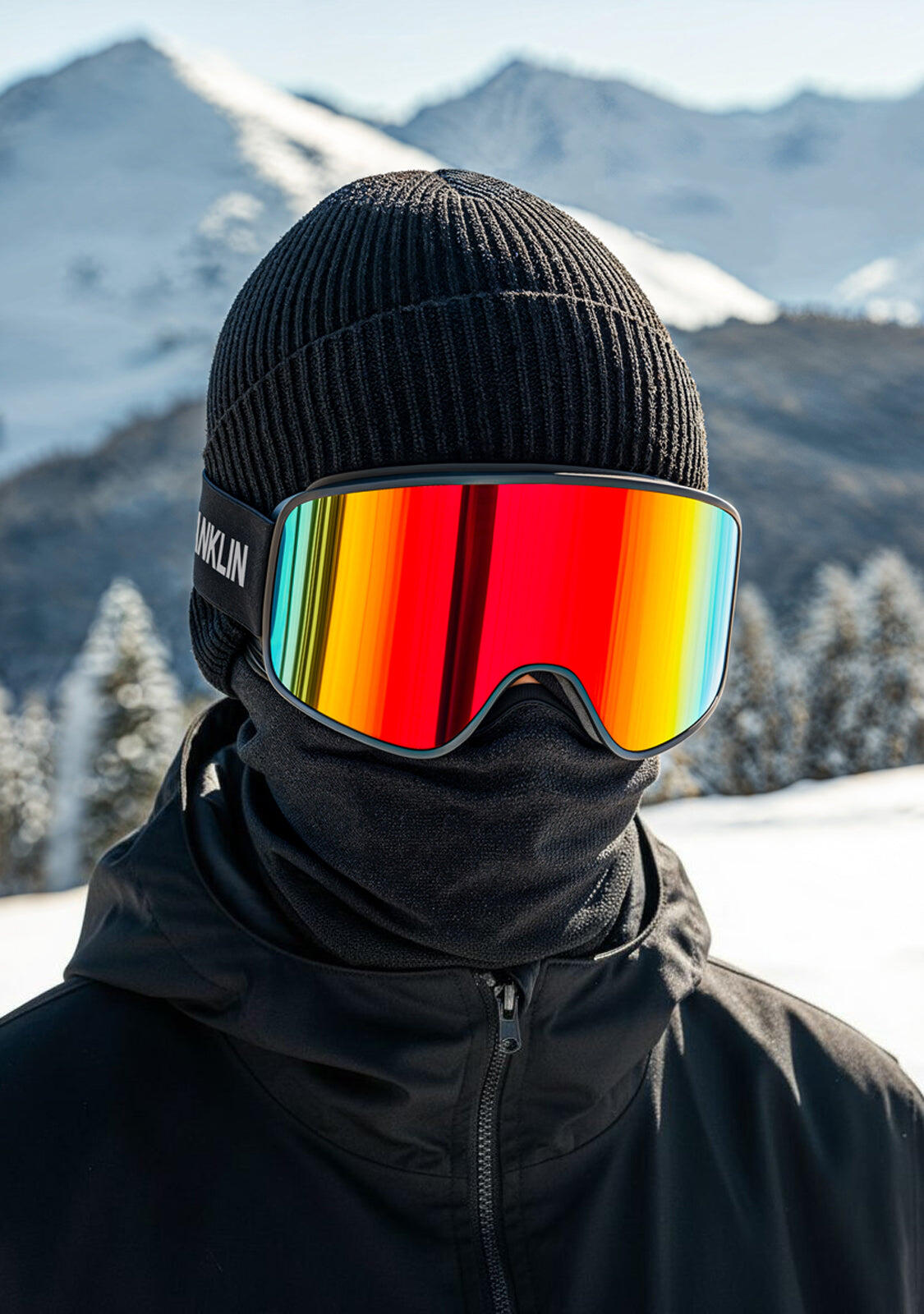 Occhiali da Sole Neve Sci Snowboard D.Franklin 3/5
