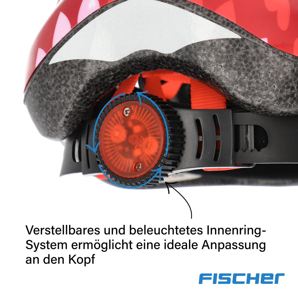 FISCHER Fahrradhelm Kinder Herz - Größe XS/S 48-54 cm 7/7