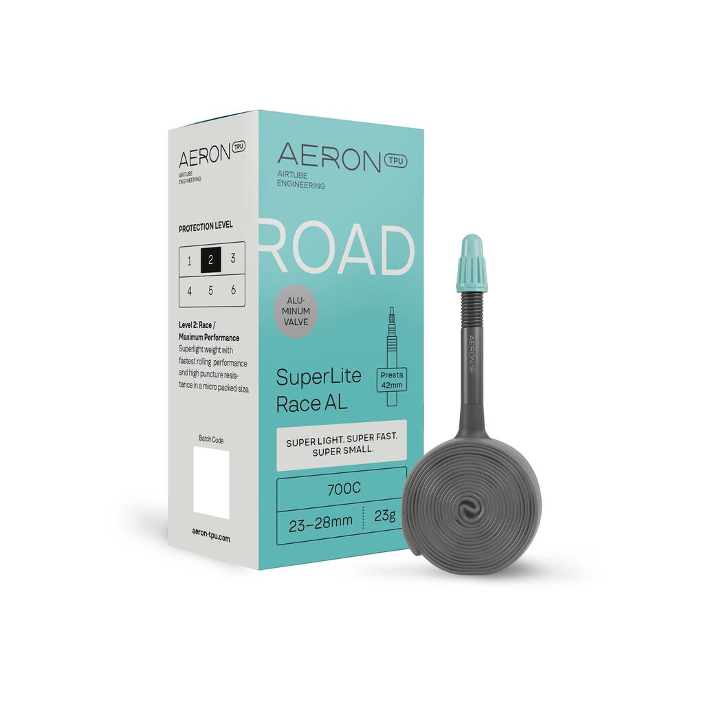 Road inner tube - SuperLite Race AL - 23-28mm - 42mm Presta valve - 700c