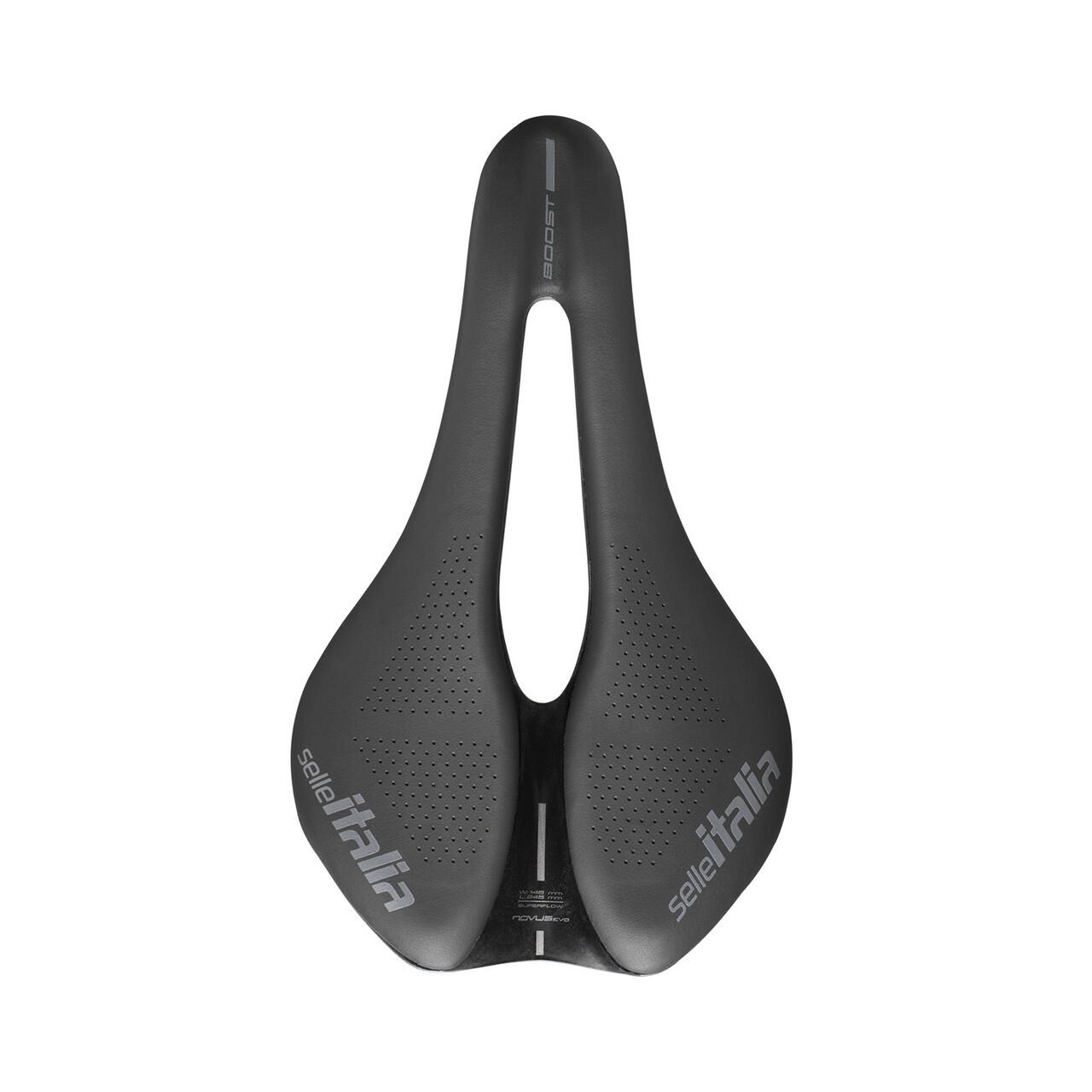 NOVUS Boost EVO Superflow TI 316 zadel zwart 2/5