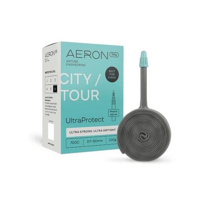 City-tour ultraprotect binnenband - 37-50 mm - 42 mm presta-ventiel - 700c