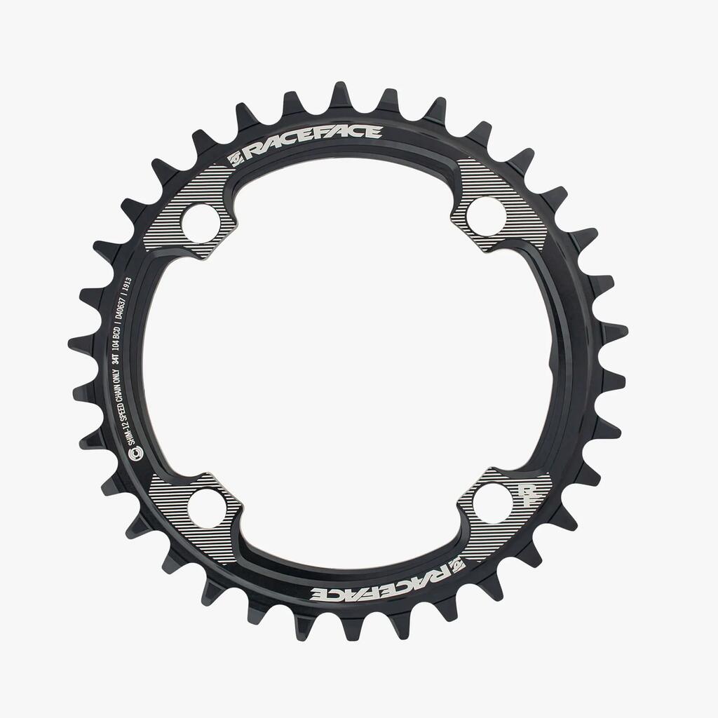 Shimano 12v chainring - 104 x 34 - black