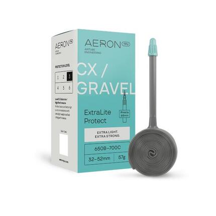 Dętka CX-Gravel - ExtraLite Protect - 32-52 mm - Presta 65 mm - 650b / 700c
