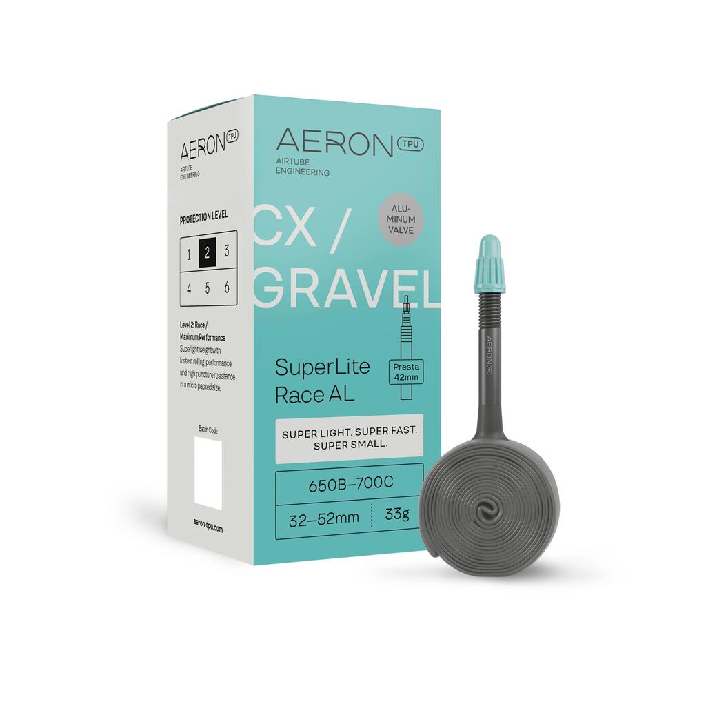 Gravel inner tube - SuperLite Race AL - 32-52mm - 65mm Presta - 650b / 700c