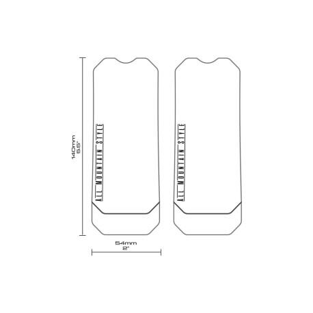 Kit protection de pédalier Crank Guard - transparent 2/4