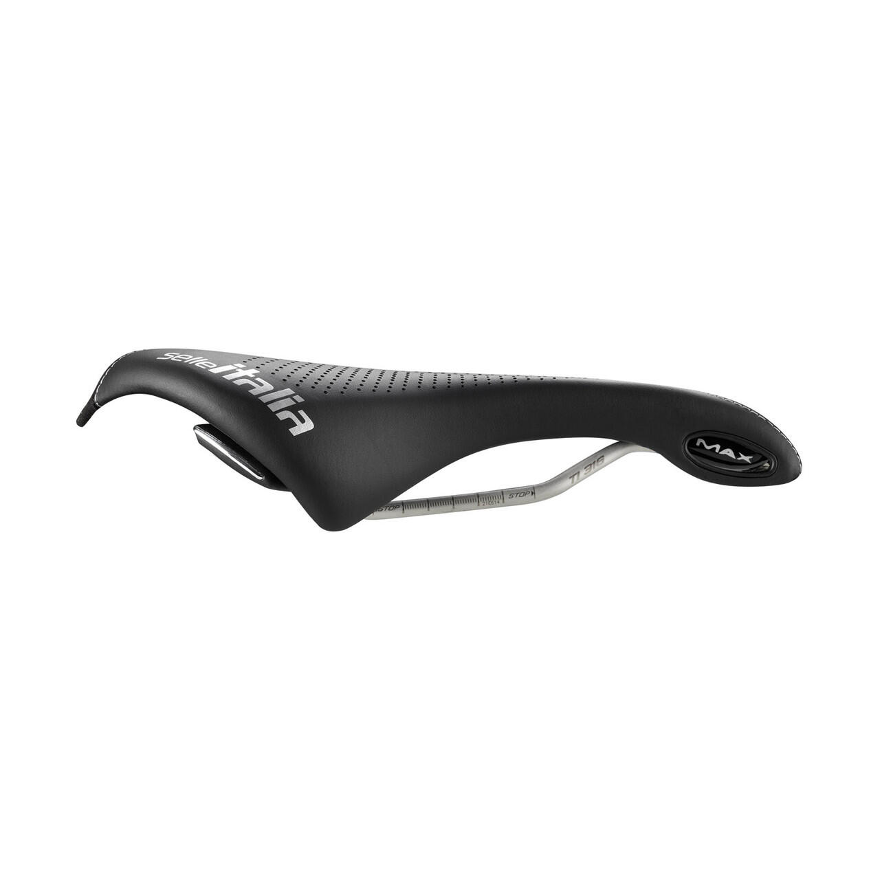 MAX FLITE Gel TI 316 Superflow zadel, zwart 3/7