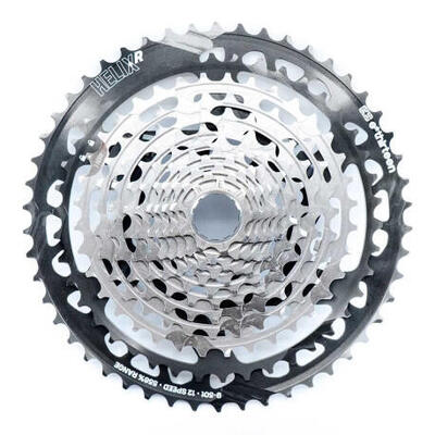 Helix race cassette - 9-50t - 12v - nikkelgrijs