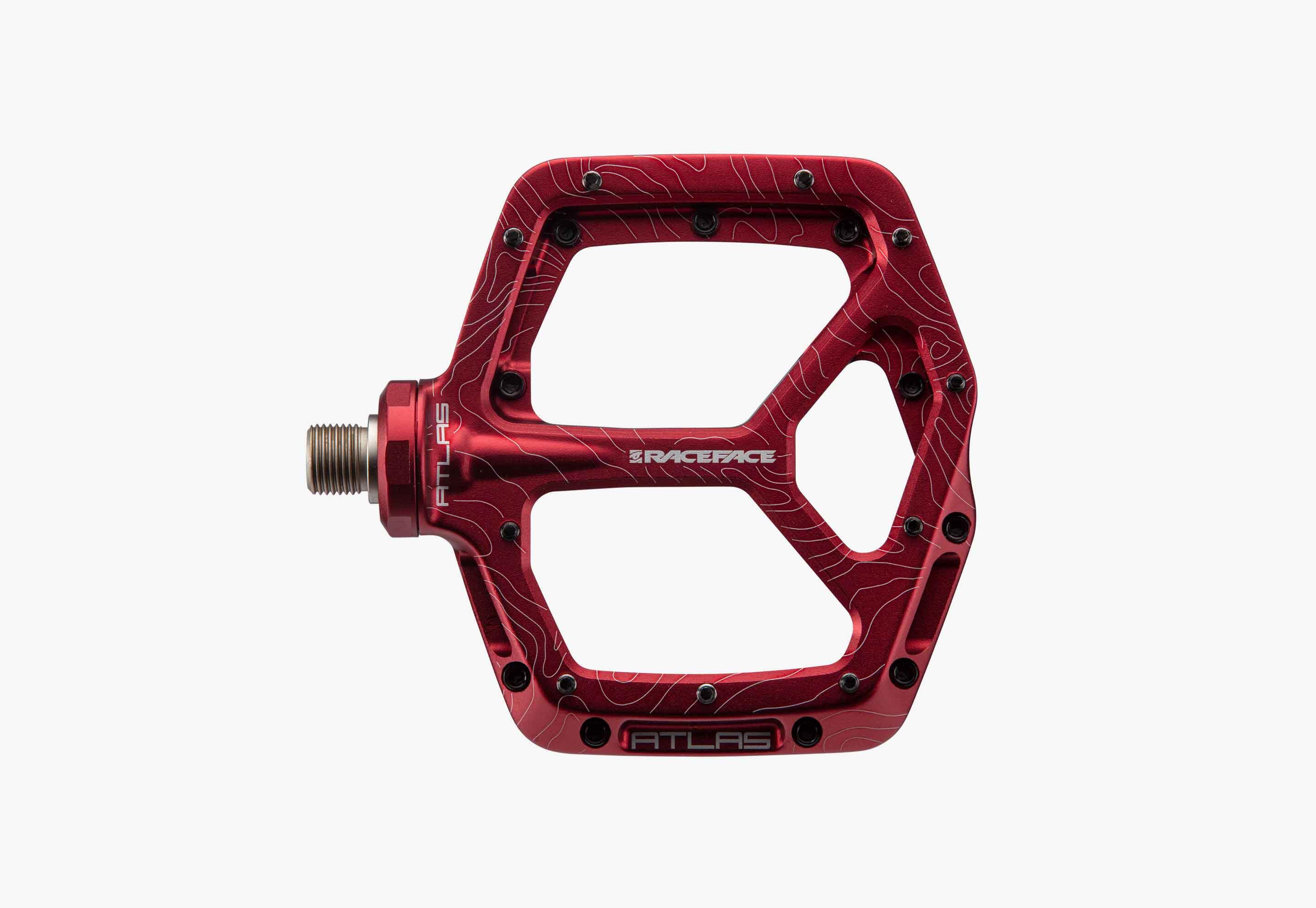 Pedales ATLAS - rojos 2/3