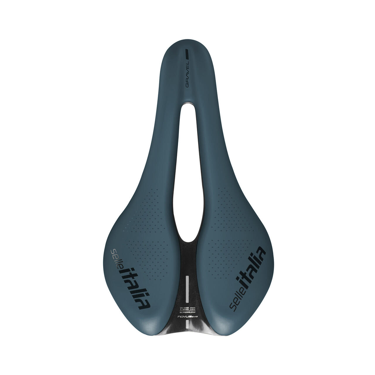 NOVUS Boost EVO Gravel™ Superflow Sattel blau 2/6