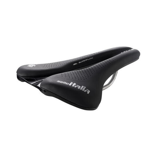 Selle MAX NOVUS EVO Boost Gel TI 316 Superflow noir