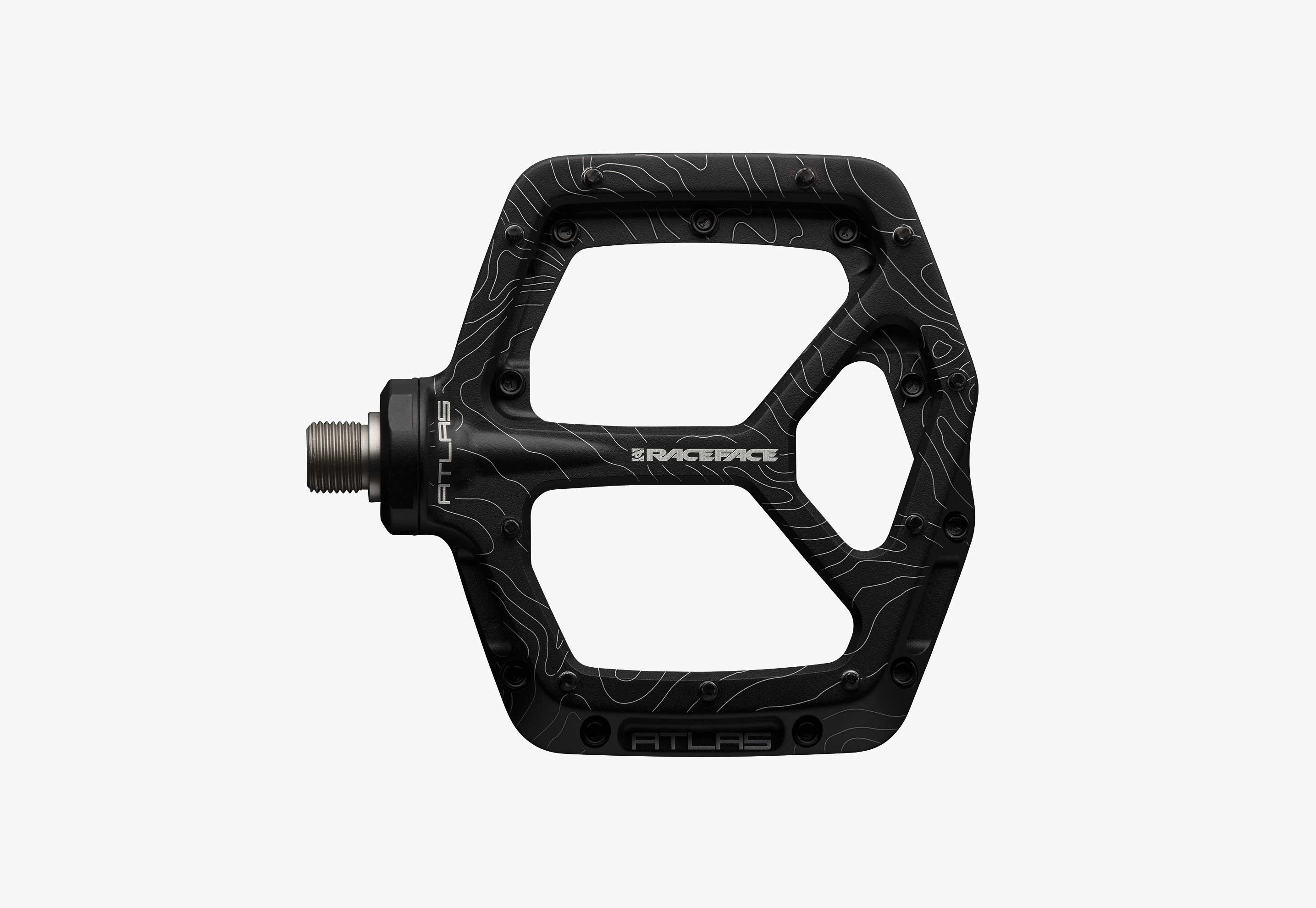 ATLAS pedalen - zwart 2/4