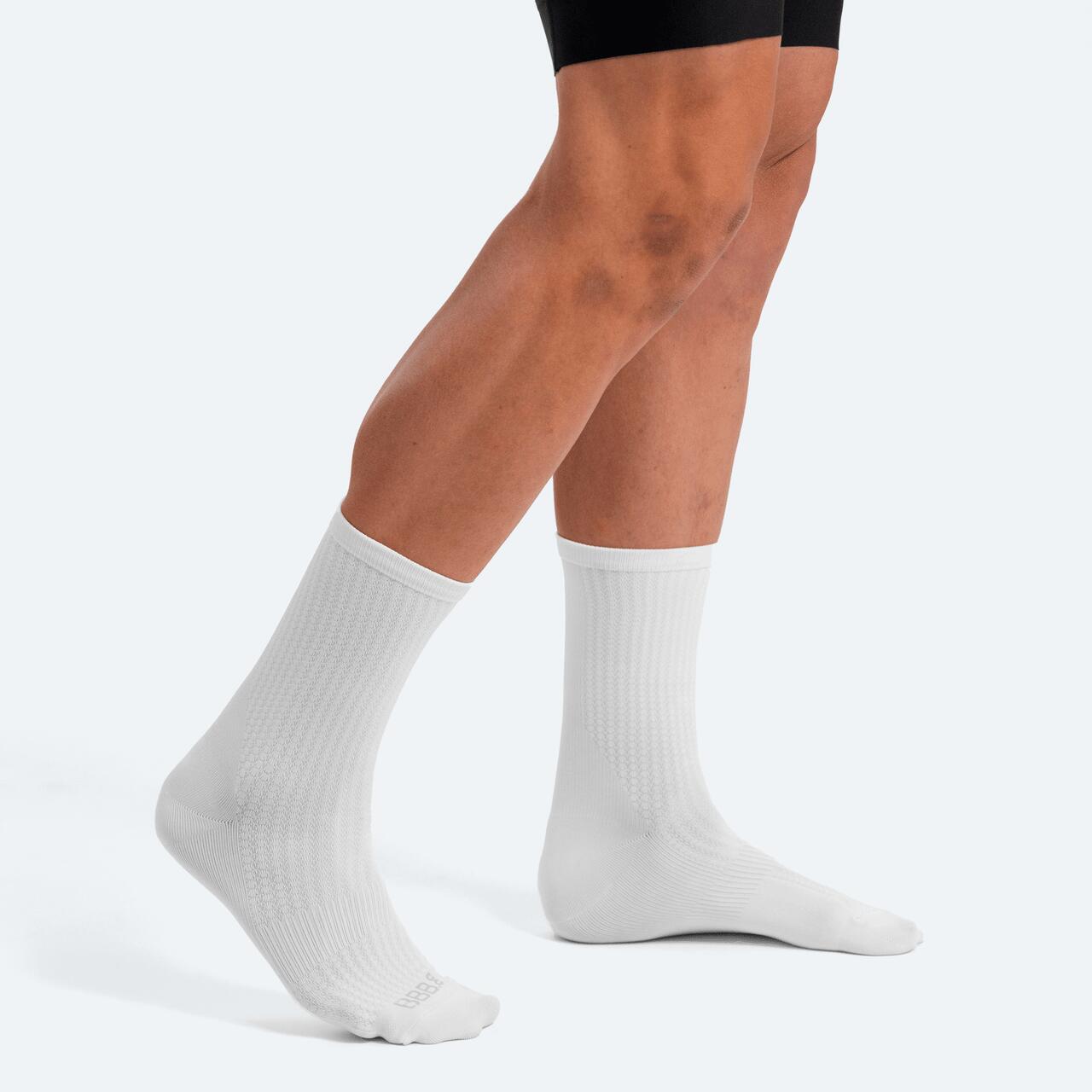 EcoMade Nachhaltige 18cm Sommersocken mit maximaler Belüftung 35/38 Weiß 3/4