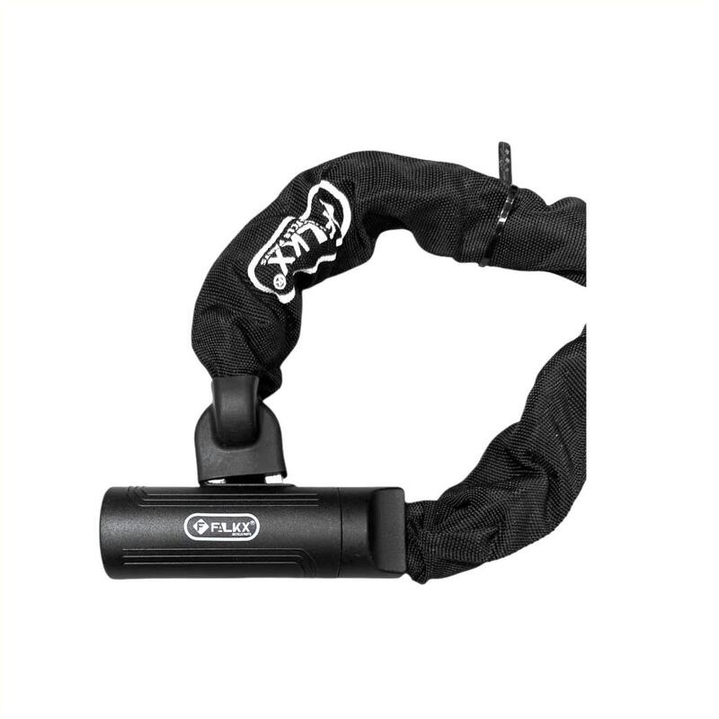 Lacăt pentru bicicletă negru 8 mm x 110 cm ART2