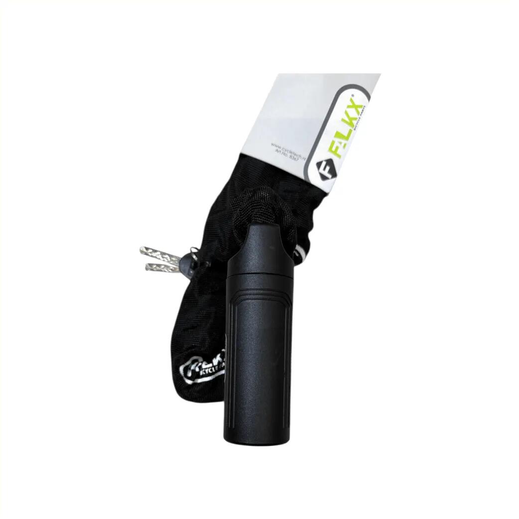 Falkx Secure 8 1100 Candado de Cadena - Seguridad Premium en Negro 2/4