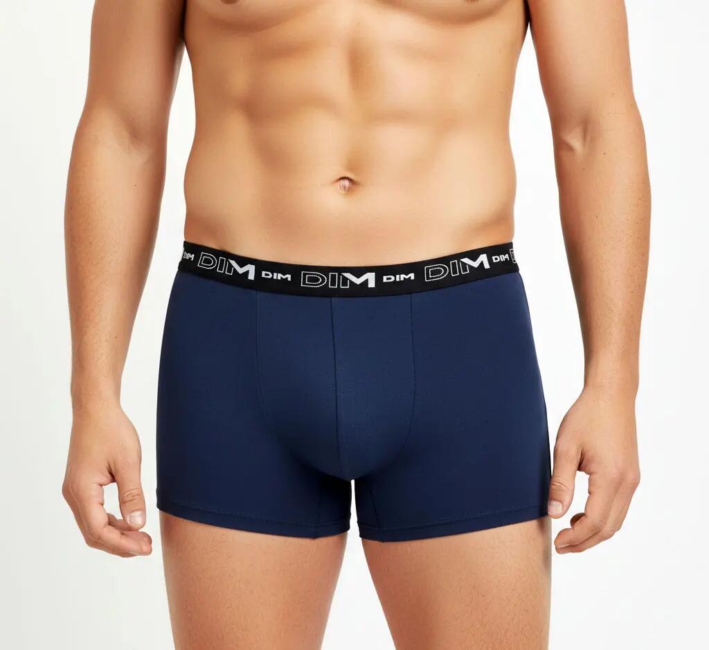 Lot de 3 boxers DIM en coton stretch 7/7