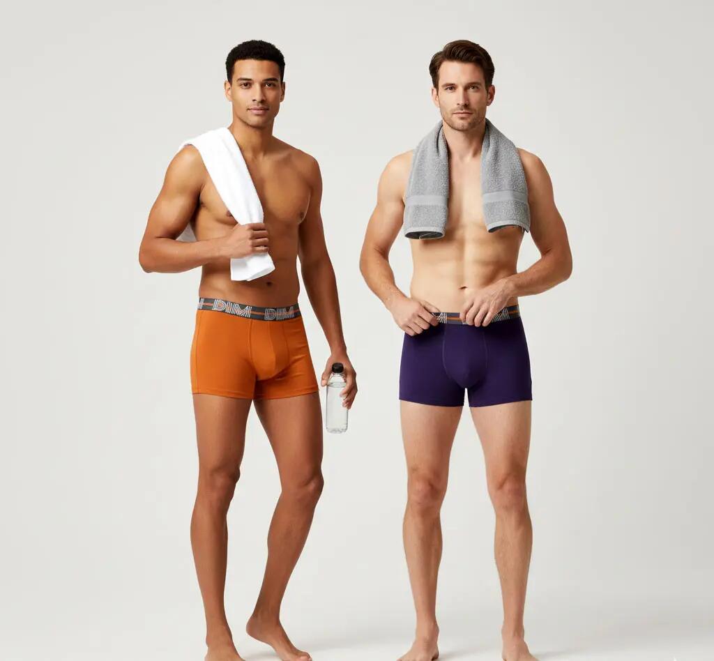 Lot de 3 boxers DIM en coton stretch 6/7