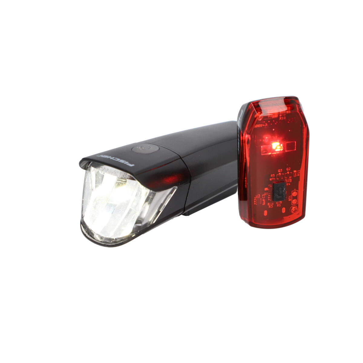 FISCHER Batterie LED-Beleuchtungs-Set 30/15 Lux 6/7