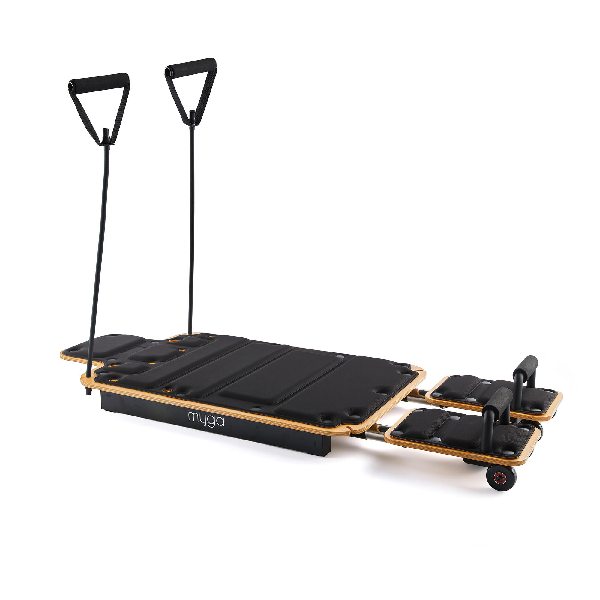 MYGA Skládací dřevěný posilovací stroj Pilates Reformer