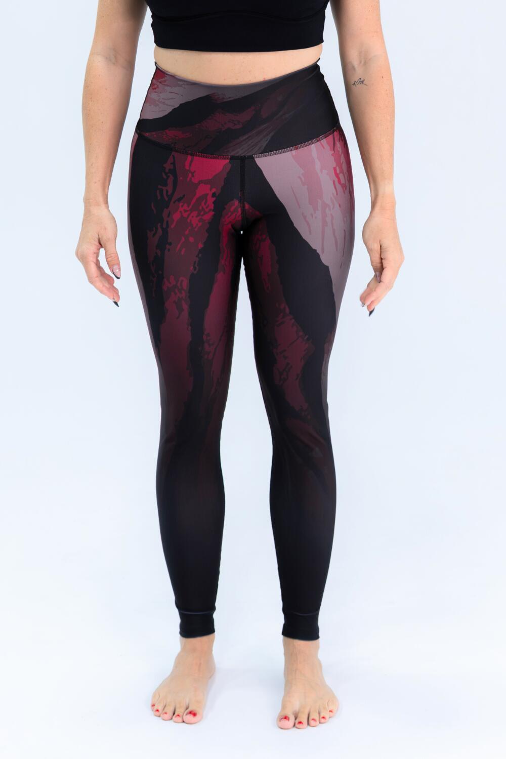 Leggings Running HEKA Mujer Alto Impacto Talle Alto Moldeador Sujeción Firme 1/4