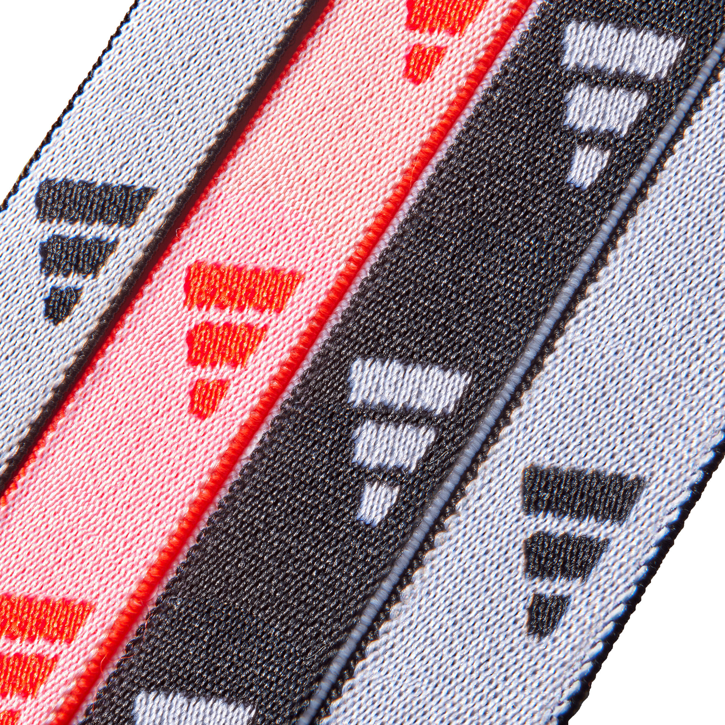 Élastiques pour cheveux Adidas - Noir, blanc, rouge solaire 4/7