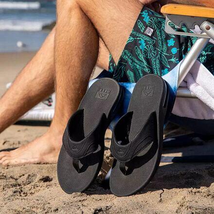 pantofle REEF Fanning ALL BLACK 2/7