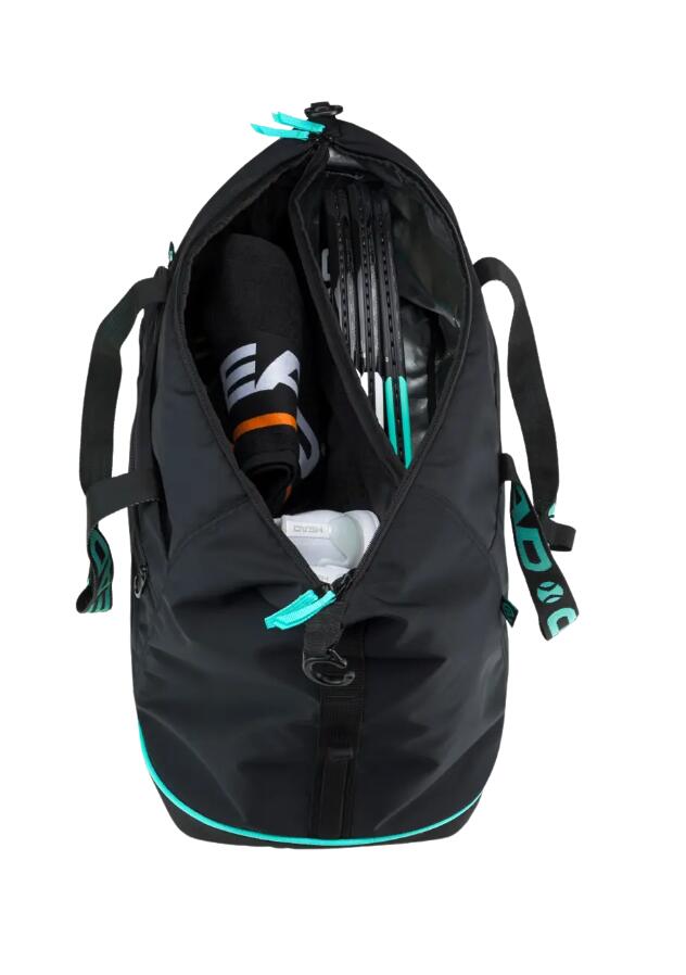 COCO DUFFLE BAG BLACK/MINT 2/4