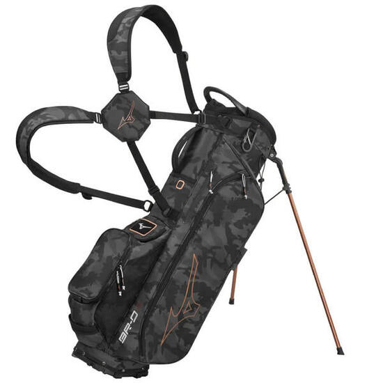 BR D3 - Wasserabweisende Golftasche - Standtasche - Schwarz