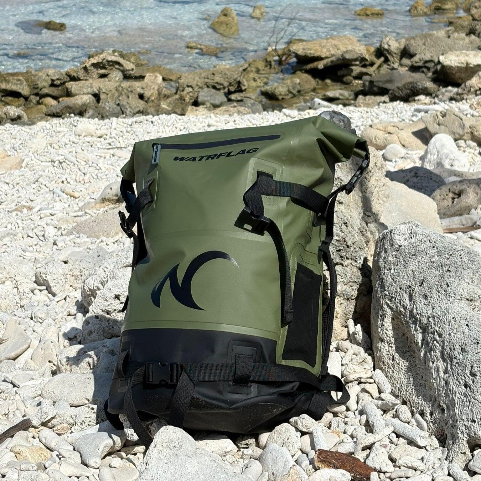 Zaino IMPERMEABILE 25L Verde oliva 7/7
