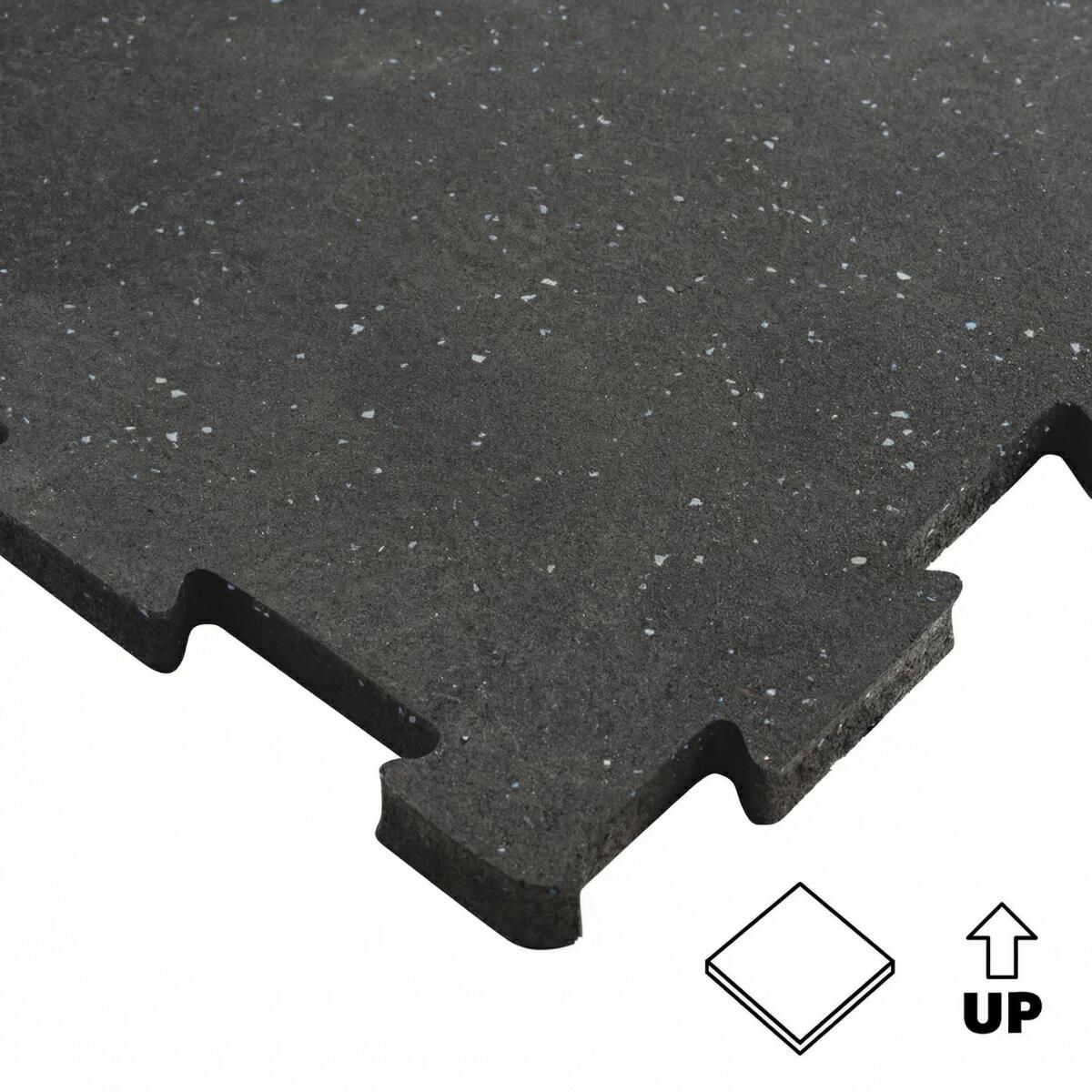 Puzzleboden aus hochdichtem Gummi 98.5x98.5x2cm GladiatorFit 4/5