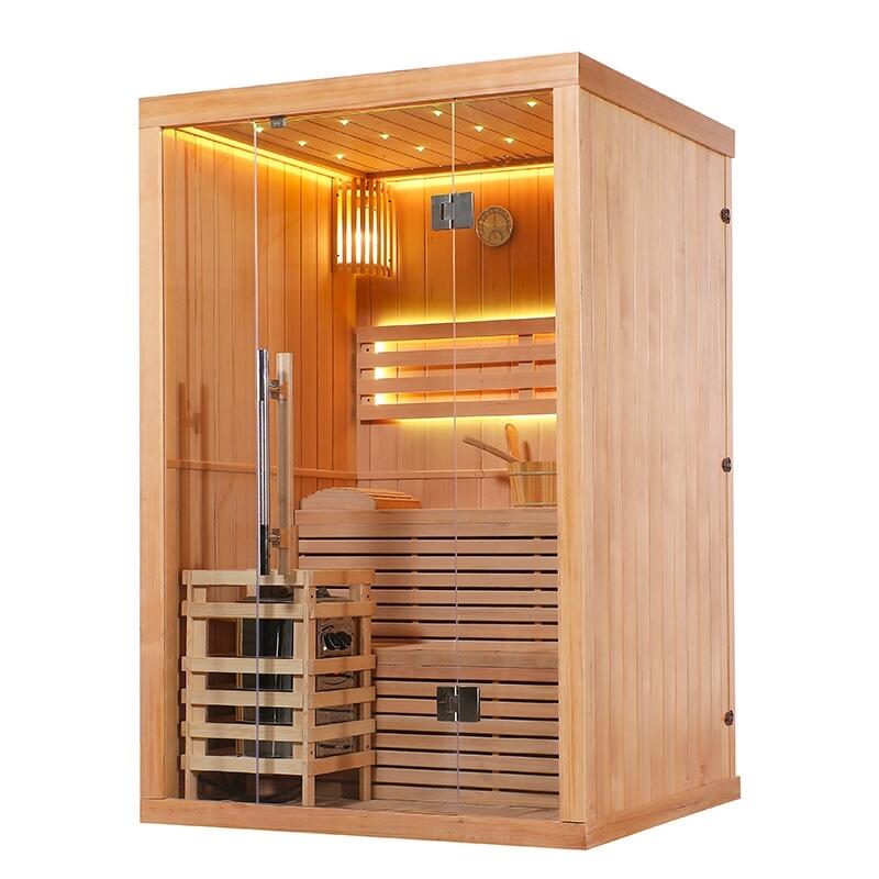 Sauna finlandais Nordica® Vapeur V23-S (1 à 2 places) - 130 x 120 x H.200 6/7