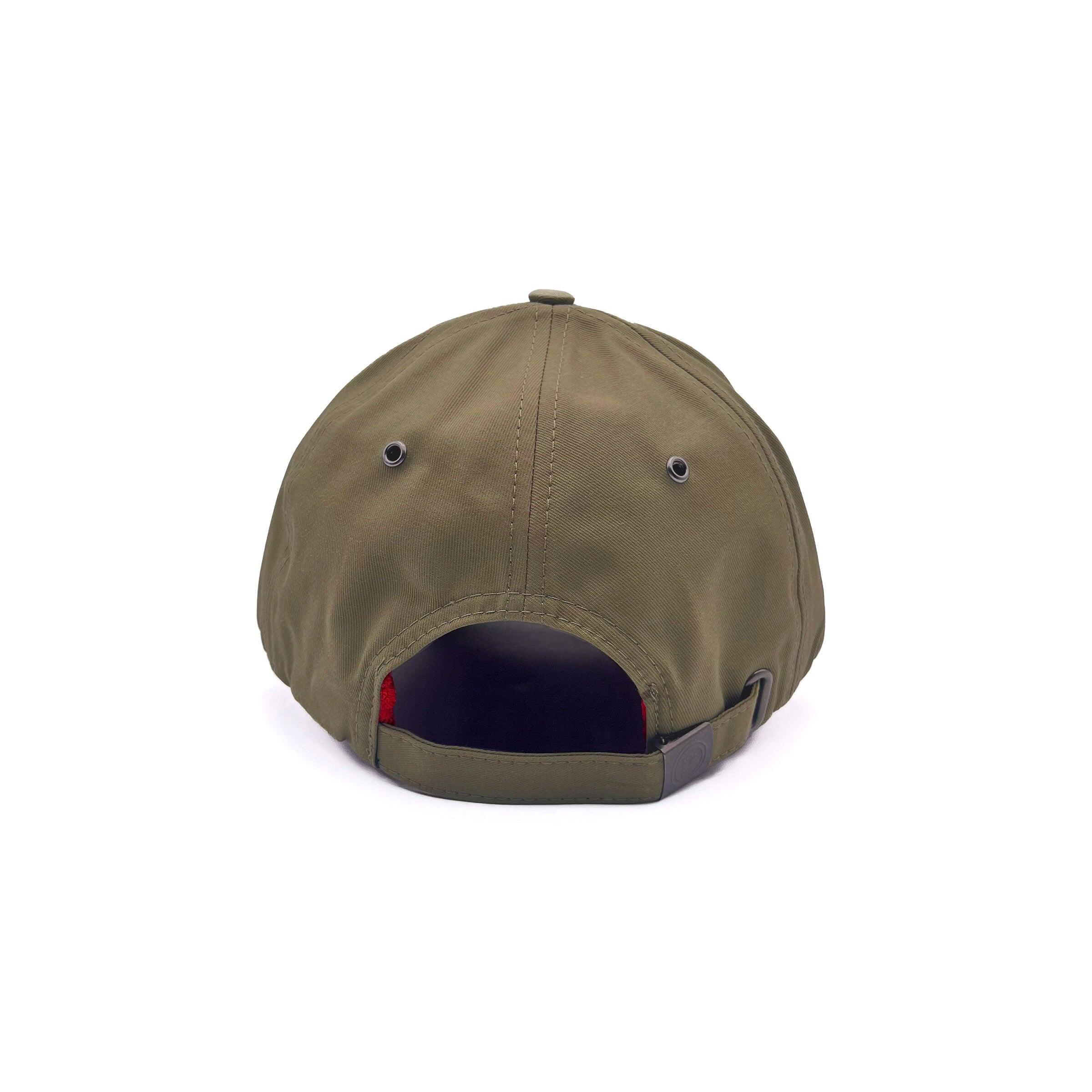 Gorra de béisbol de algodón beige 2/3