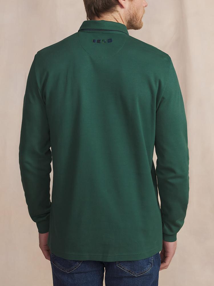 Polo manches longues homme VALONPOL Trèfle 2/5